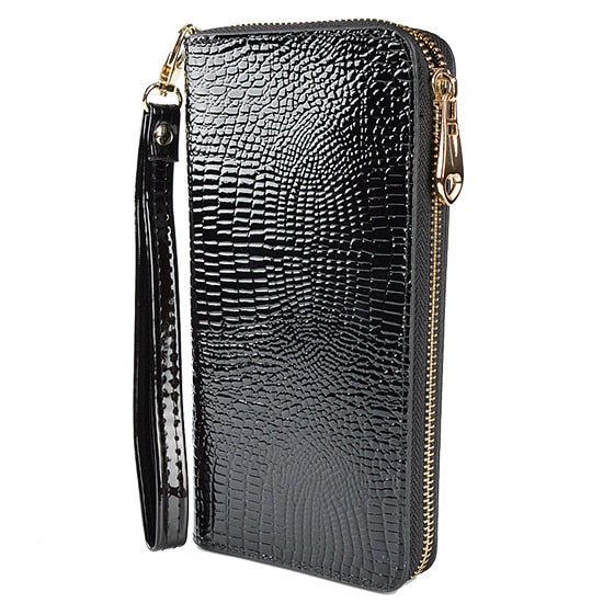 Women Alligator Leather Wallet