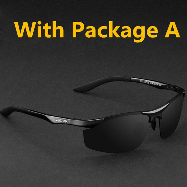 VEITHDIA Aluminum Magnesium Polarized Sunglasses