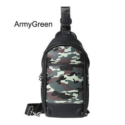 Travel Men Camouflage Chest Pack bag
