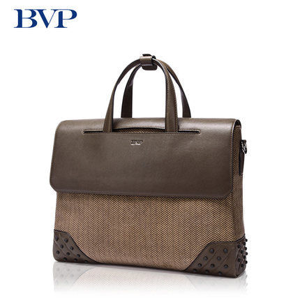 BVP Cow Genuine Leather Laptop bag