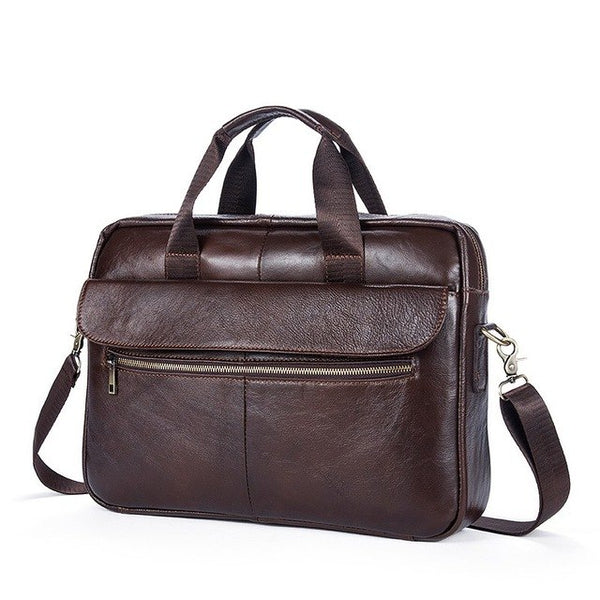 Brown Leather Laptop Bag