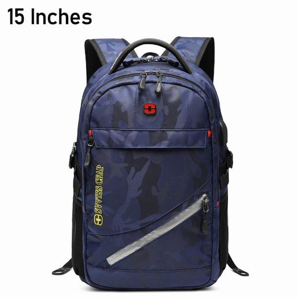 Mochila Camouflage Waterproof 17 Inches Laptop Backpack