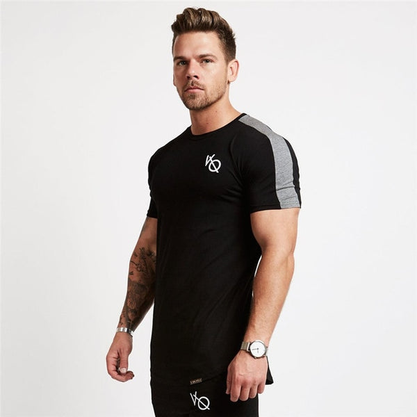 Men cotton raglan sleeve t shirts