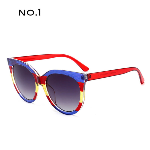 TAOTAOQI Fashion Women Plastic Cat Eye Sunglasses