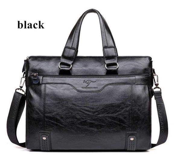 Men Business Leather Laptop bags
