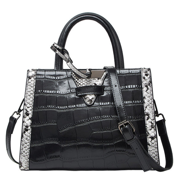 Serpentine Pattern Shoulder Bag