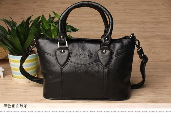 GOLD CORAL Genuine Leather Luxury Handbags