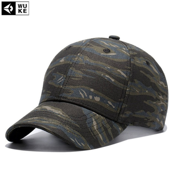 Summer camouflage green cap