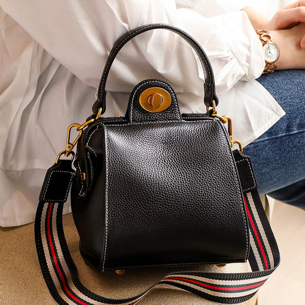 Genuine leather women's shoulder bags