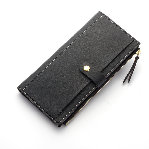 Long Solid Luxury Women Wallets