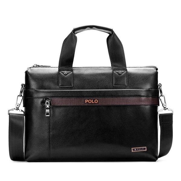 Badenroo Polo Male Leather Laptop Bag