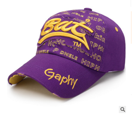 Three-dimensional embroidery BAT patching sunhat ladies outdoor sun hat