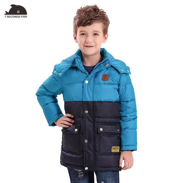 Boys Winter Down Coats feather Jackets