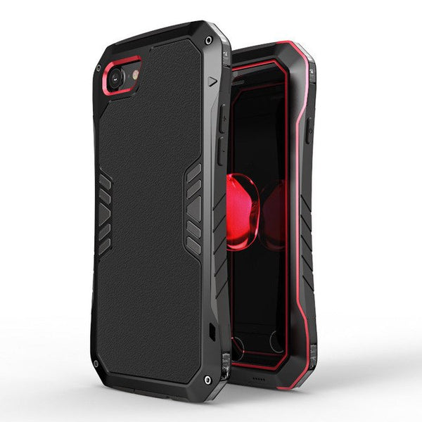 Silicone Luxury Shockproof Aluminum Phone Cover