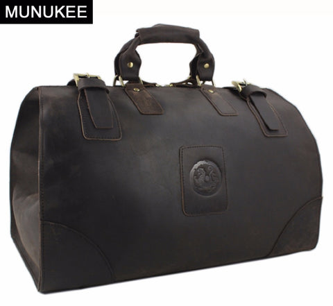 MUNUKEE Vintage luggage bag