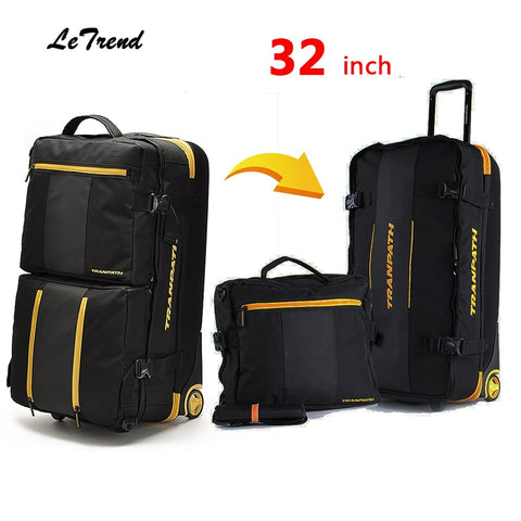 Letrend 32 inch High-capacity Rolling Luggage Set