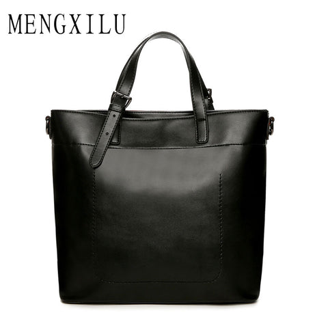 High Quality Female Leather Shoulder Bags
