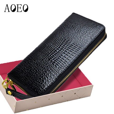 Women Alligator Leather Wallet