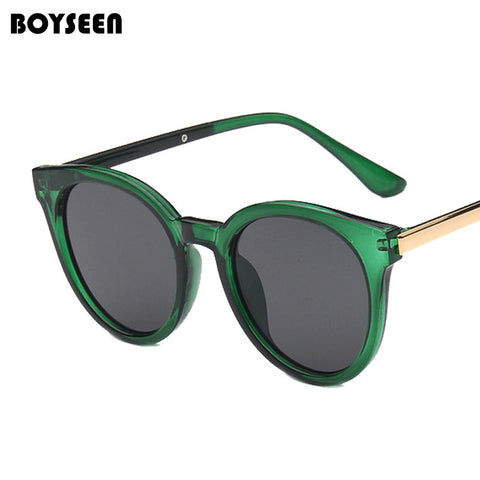 BOYSEEN  Stylish Transparent Cat Eye Sunglasses