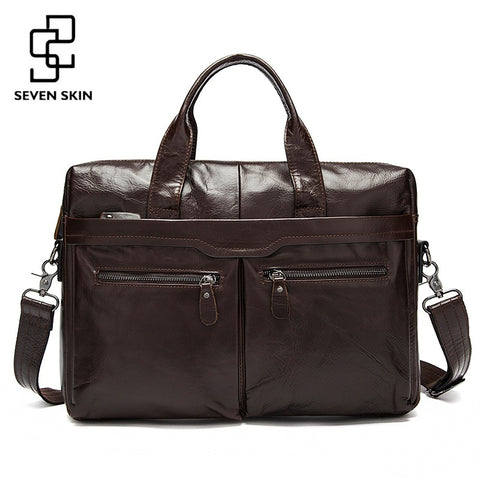 Vintage Genuine Leather Men Bags