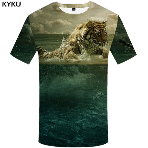 KYKU Print Hip hop Summer Tshirt