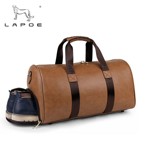 LAPOE Brand Men's fashion extra large travel bag