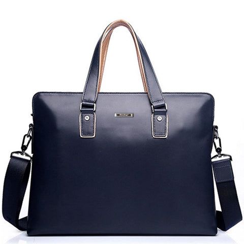 Men Casual Genuine Leather Laptop Bags