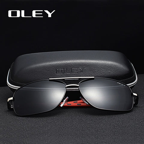 OLEY Brand Men Aluminum Sunglasses