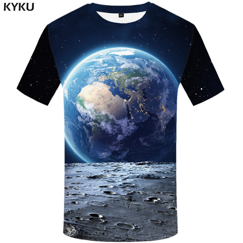 KYKU Earth Men Space T shirt