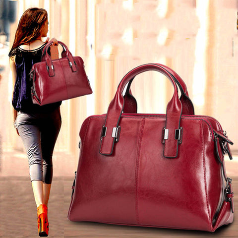 Real Cow Leather Ladies HandBags