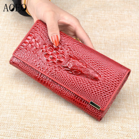 AOEO Genuine Leather Female Handbag