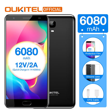 Oukitel K6000 Plus 4GB 64GB Cellphone Android 7.0