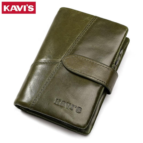 KAVIS  Genuine Leather Women Wallet