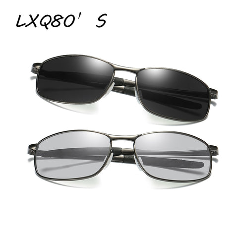 LXQ80'S New photochromic men's driving glasses