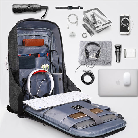 Tigernu Hard Shell Men Schookproof 15.6inch Laptop Backpacks