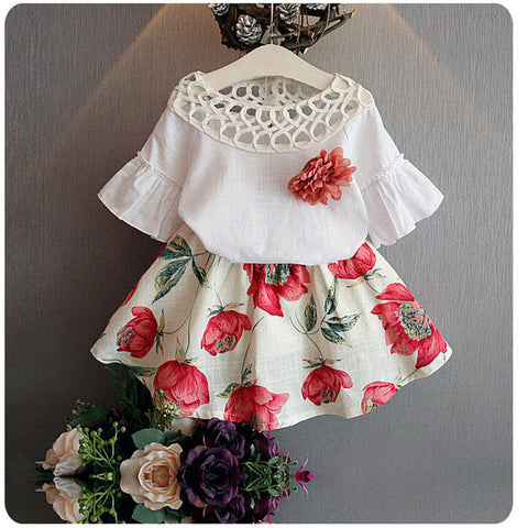 Bibicola baby girl flowers princess dresses