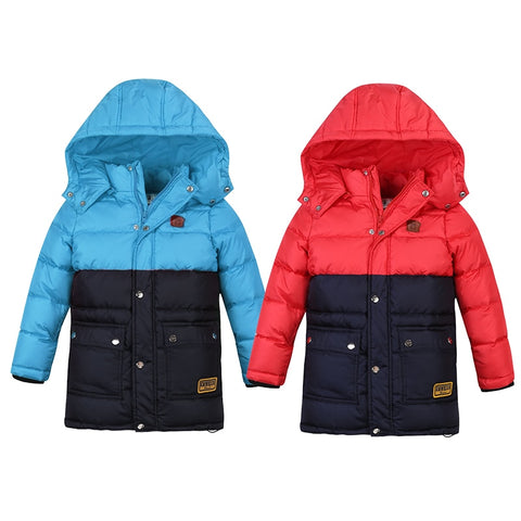 Boys Winter Down Coats feather Jackets
