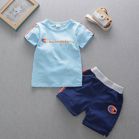 BibiCola Summer Boys T-Shirt + Shorts Clothing Sets