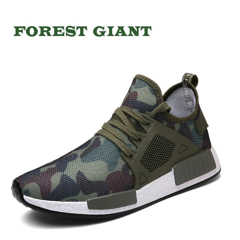FOREST GIANT Men Canvas  Camouflage Star Style Footwear