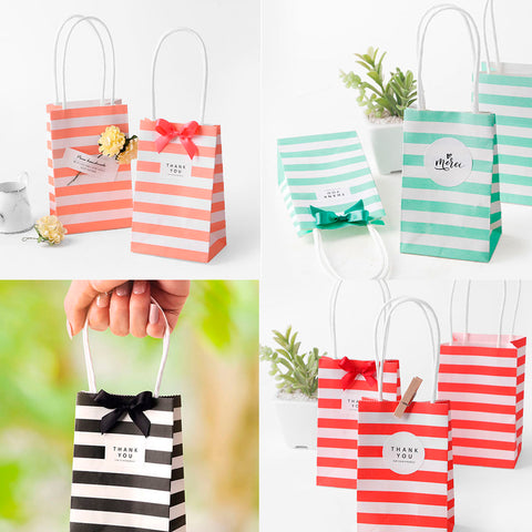 25pcs mini paper bag with handle as Gift Wrap