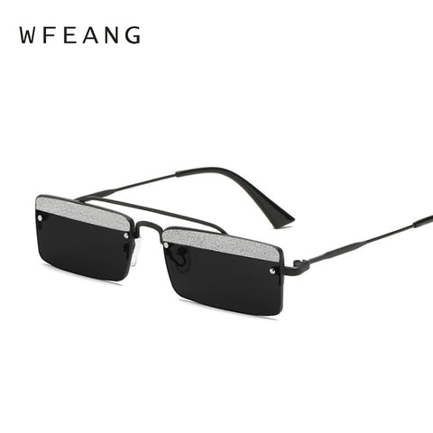 WFEANG Sunglasses Women  Square Sun Glasses