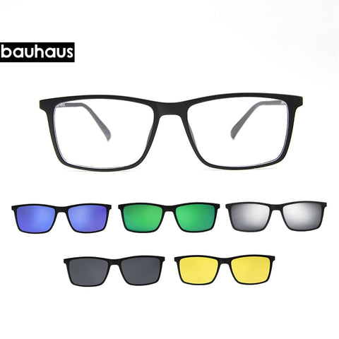 Bauhaus Polarized Magnet Clip glasses